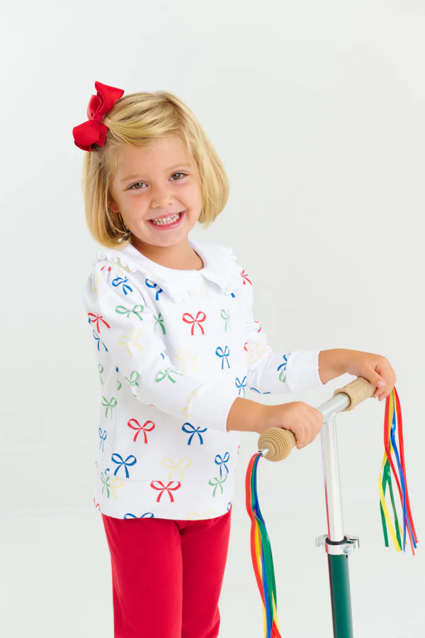TBBC Ribbon Reminder Ruffle Crewneck