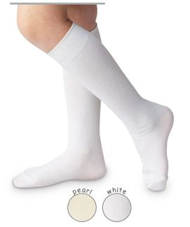White Nylon Knee-high Socks