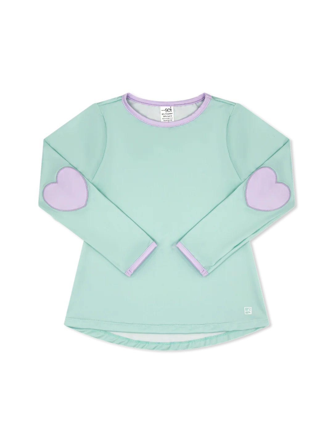 Set Fashions Kylie Long Sleeve Cool Mint/Petal Purple