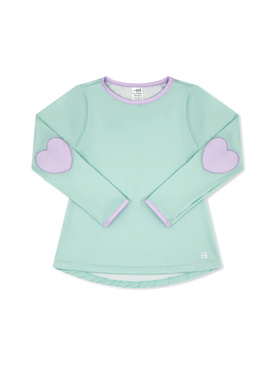 Set Fashions Kylie Long Sleeve Cool Mint/Petal Purple