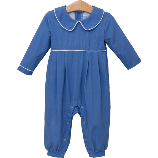 Trotter Street Joseph Romper-Blue