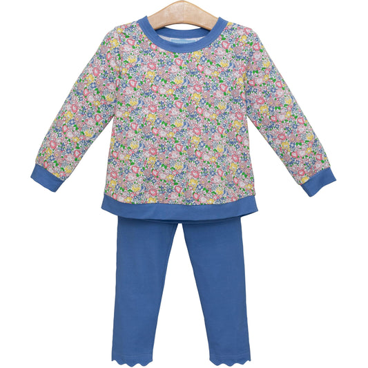 Trotter Street Floral Reagan Pants Set
