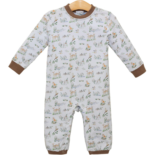 Trotter Street Woodland Friends Romper