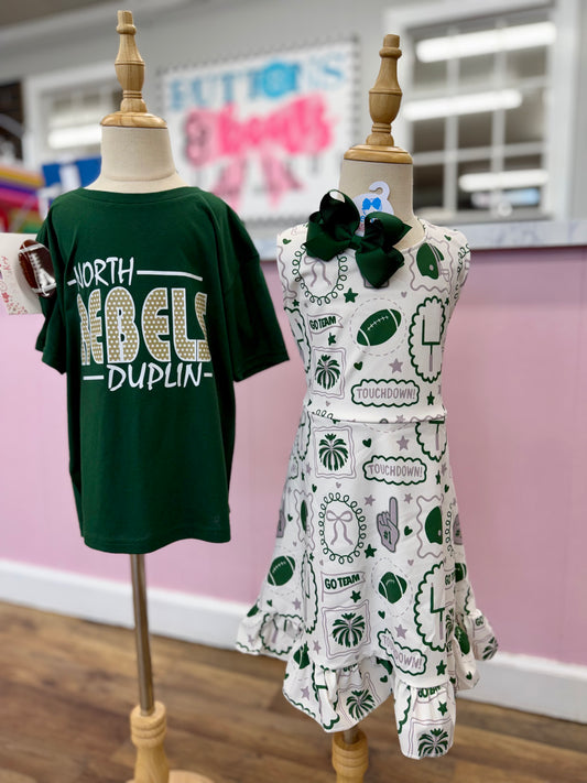 Clover Cottage Green Go Team Athletic Dress
