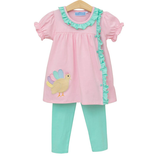 Trotter Street Turkey Ruffle Set