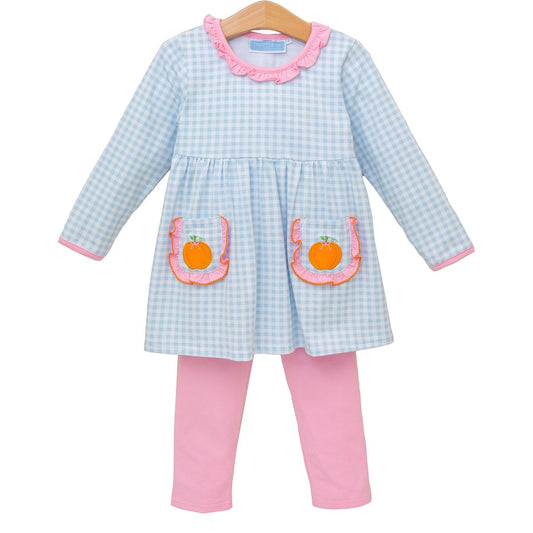 Trotter Street Pumpkin Ruffle Set