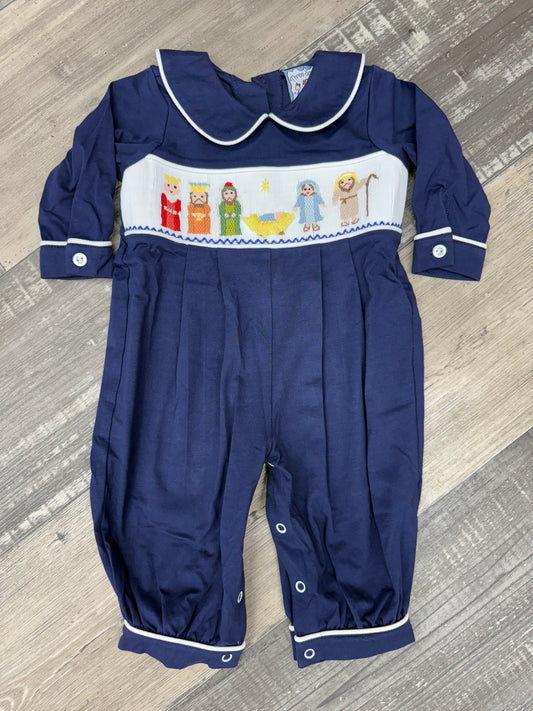 Three Sisters Nativity Smocked Longall