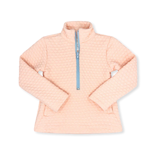 Lullaby Set Pink Quilted Half Zip