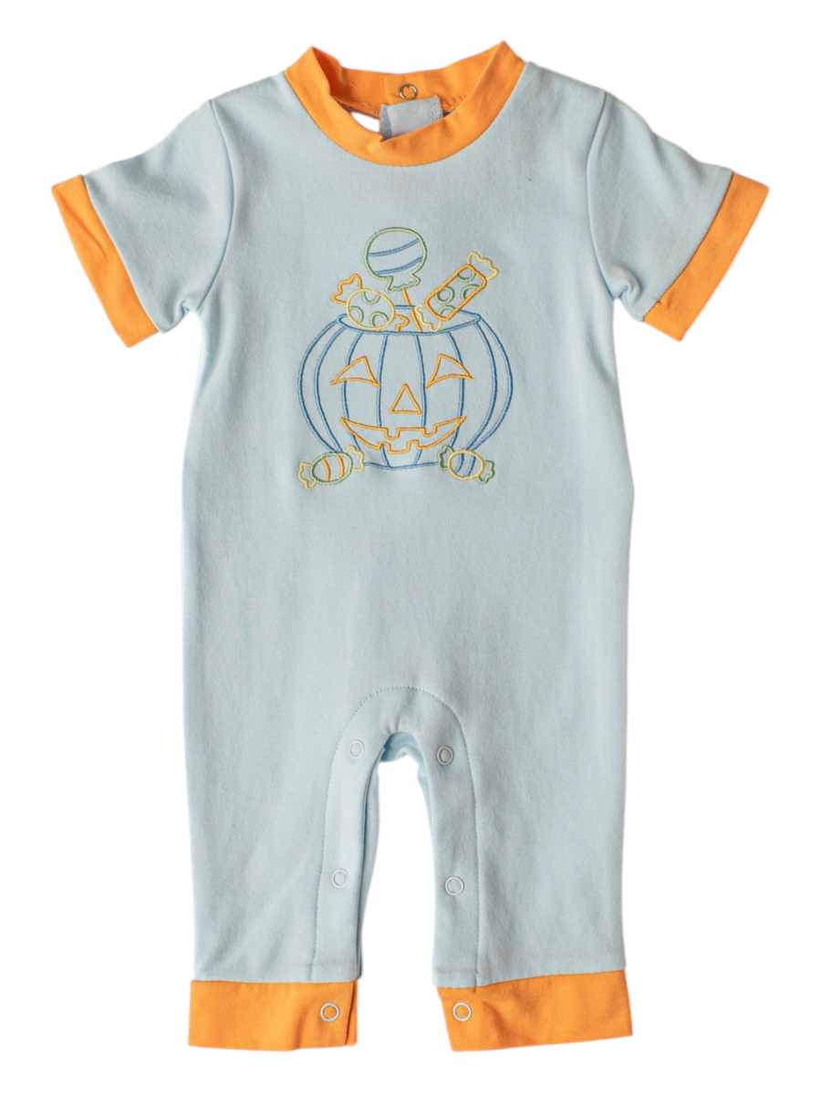 Three Sisters Trick or Treat Boy Romper