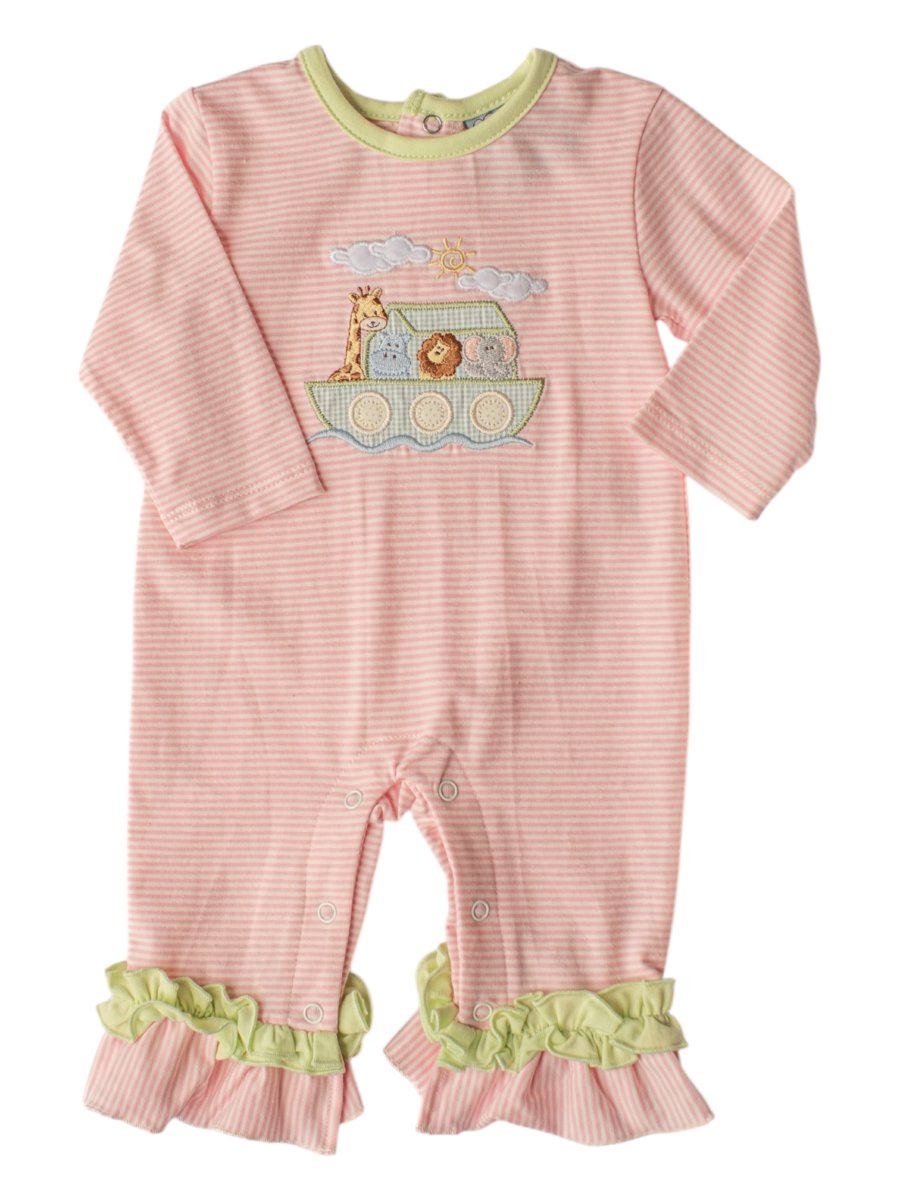 Three Sisters Noah’s Ark Girl Romper