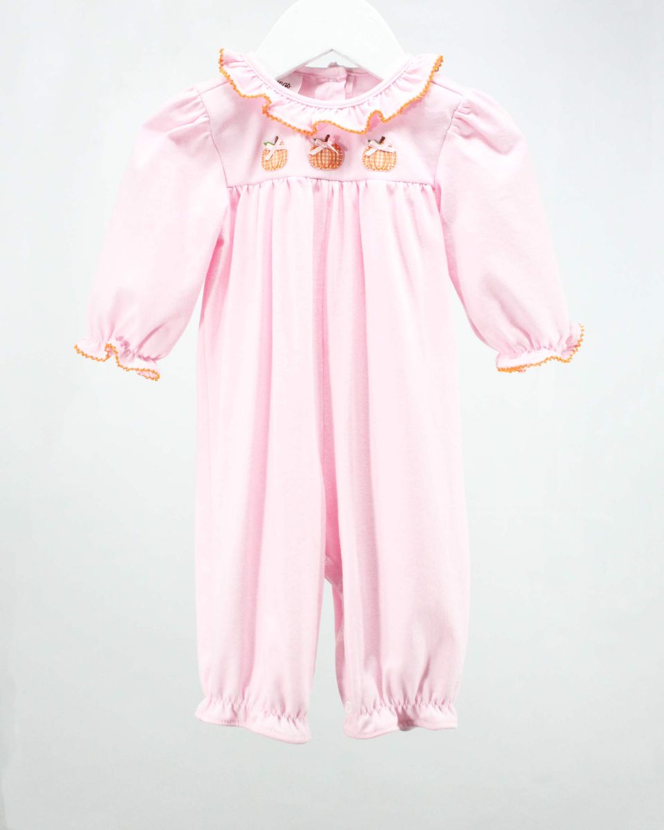 Baby Blessings Pumpkins Garden Claire Romper