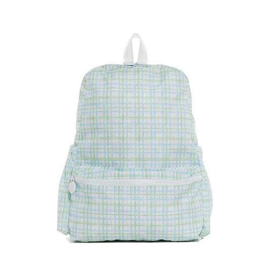 TRVL Classic Plaid Green Backpacker