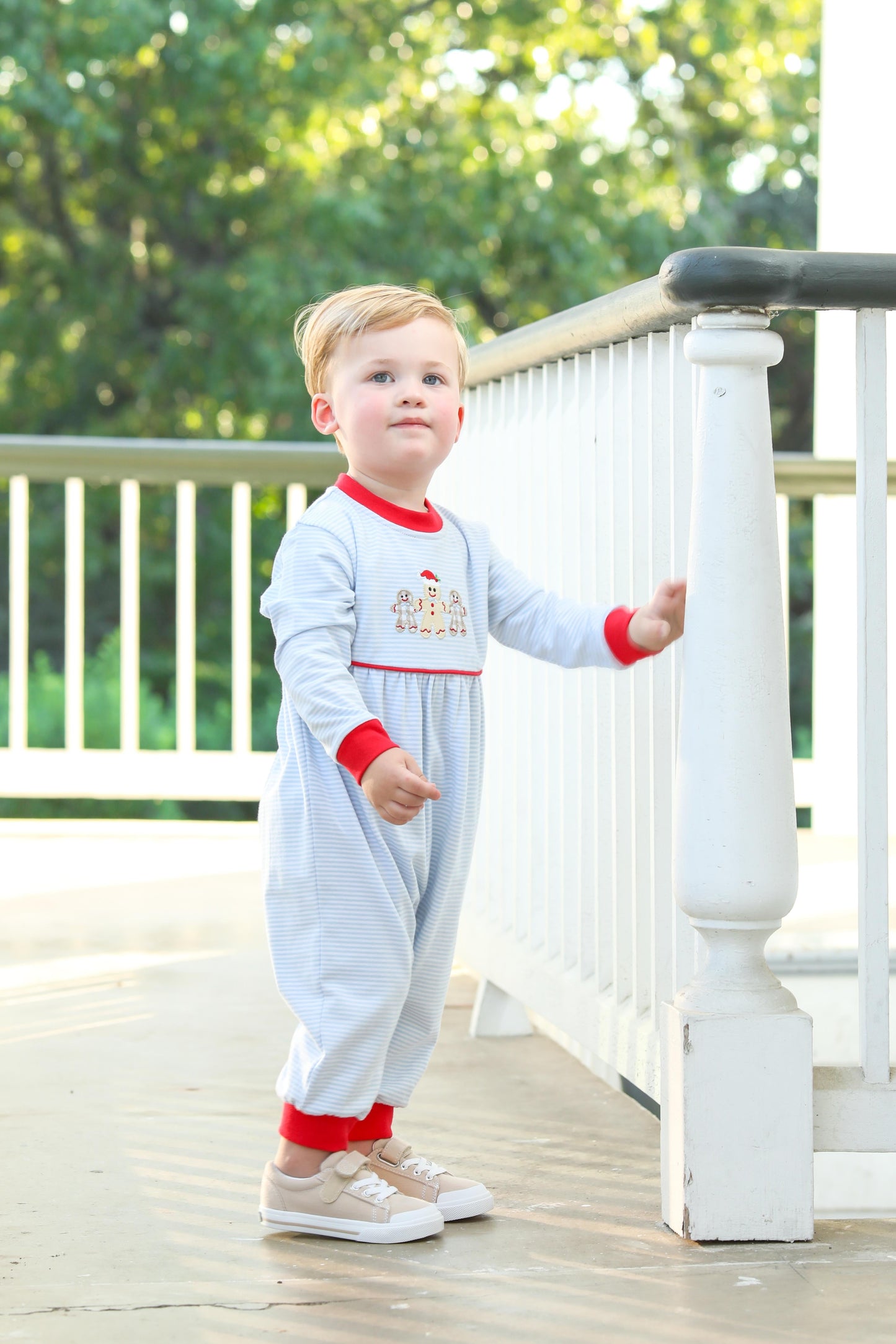Trotter Street Gingerbread Romper