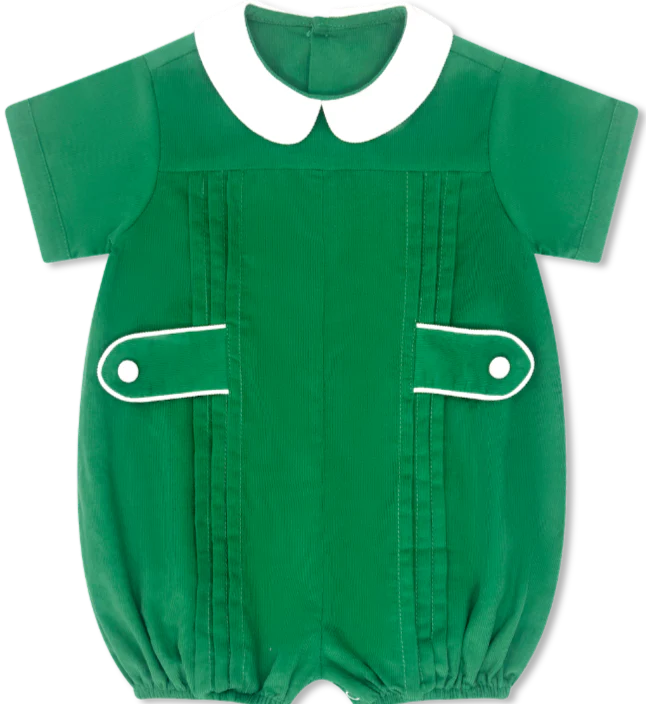 Lullaby Set Garland Green Corduroy Bubble