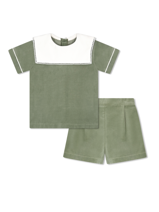 Lullaby Set Leyland Green Velvet Set