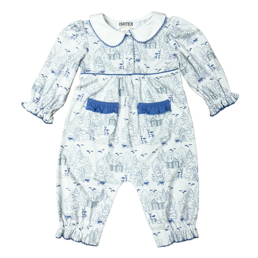 Ishtex Log Cabin Girl Romper