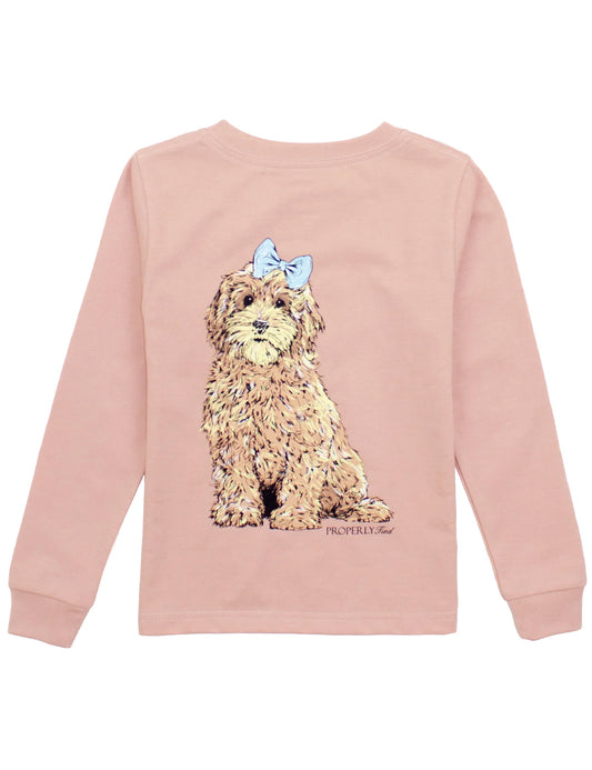Properly Tied Golden Doodle LS Tee