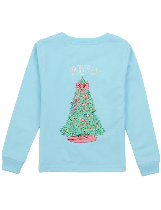 Properly Tied Merry and Bright LS Tee