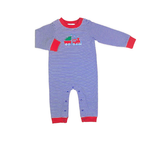 Ishtex Train Christmas Romper