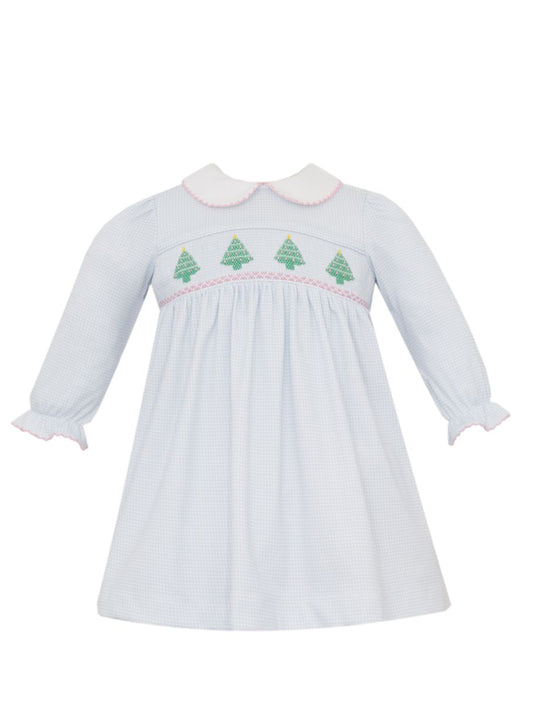 Petit Bebe Tree Smocked Dress