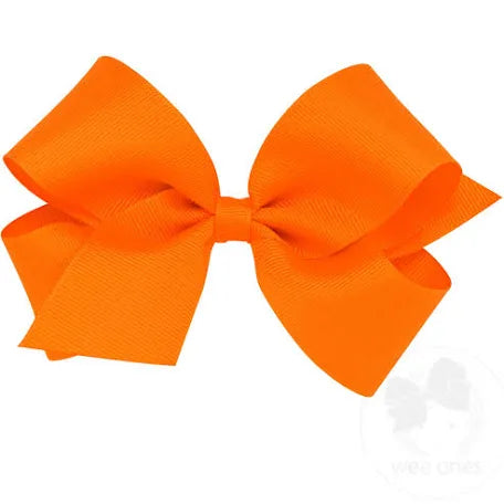 Wee Ones orange Bow
