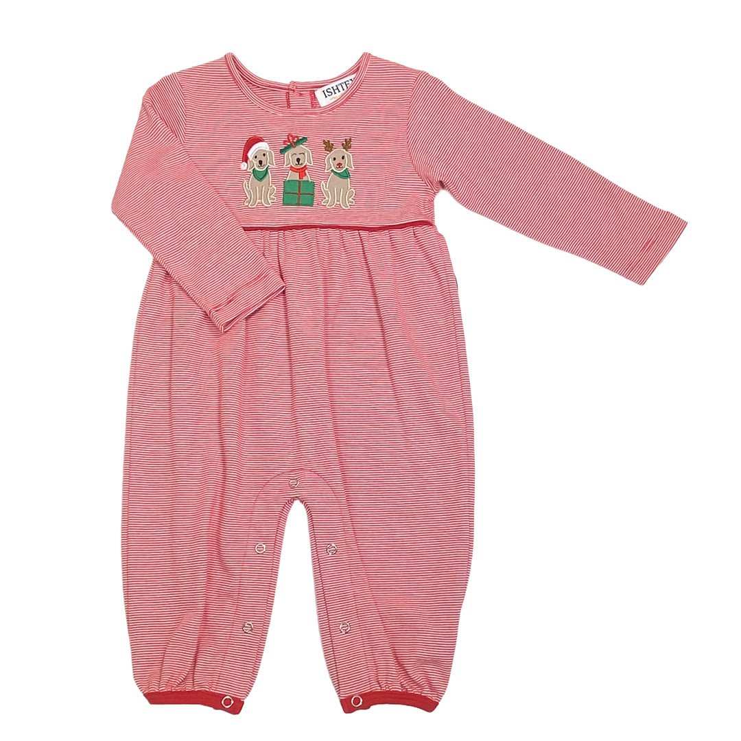 Ishtex Dog Trio Girl Romper
