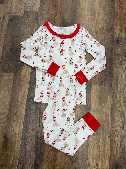 Ishtex Santa Paws Girl PJ Set