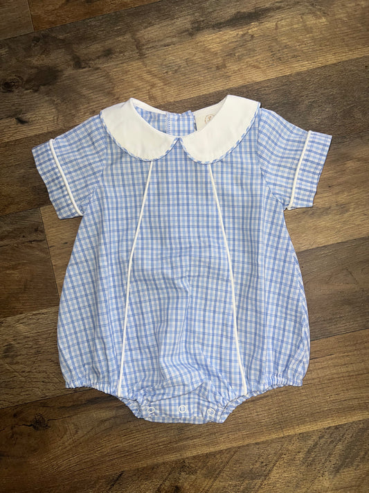 Lullaby Set Billings Blue Plaid Bubble