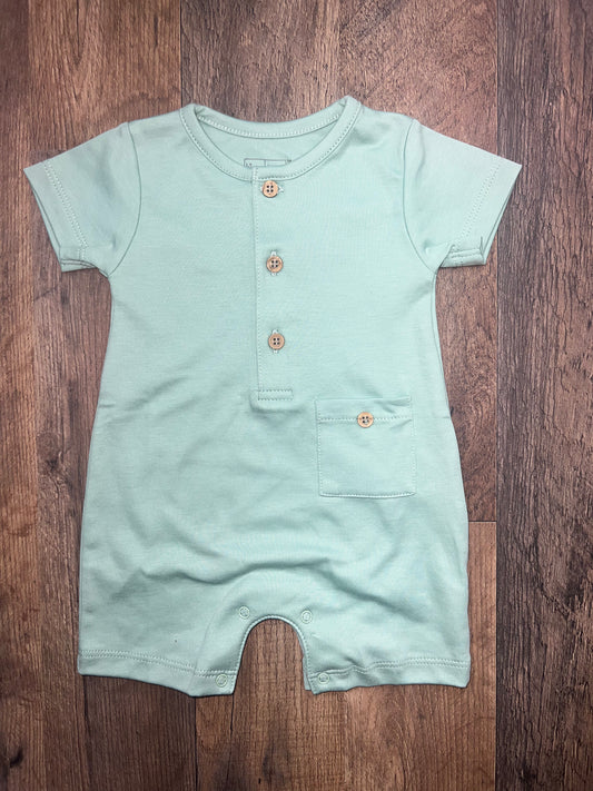 Kissy Kissy Green Short Sleeve Playsuit