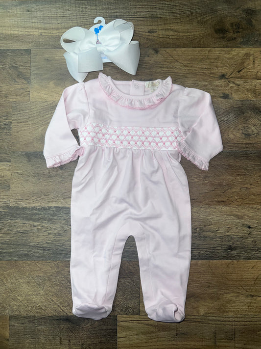Kissy Kissy Footie With Hand Smock