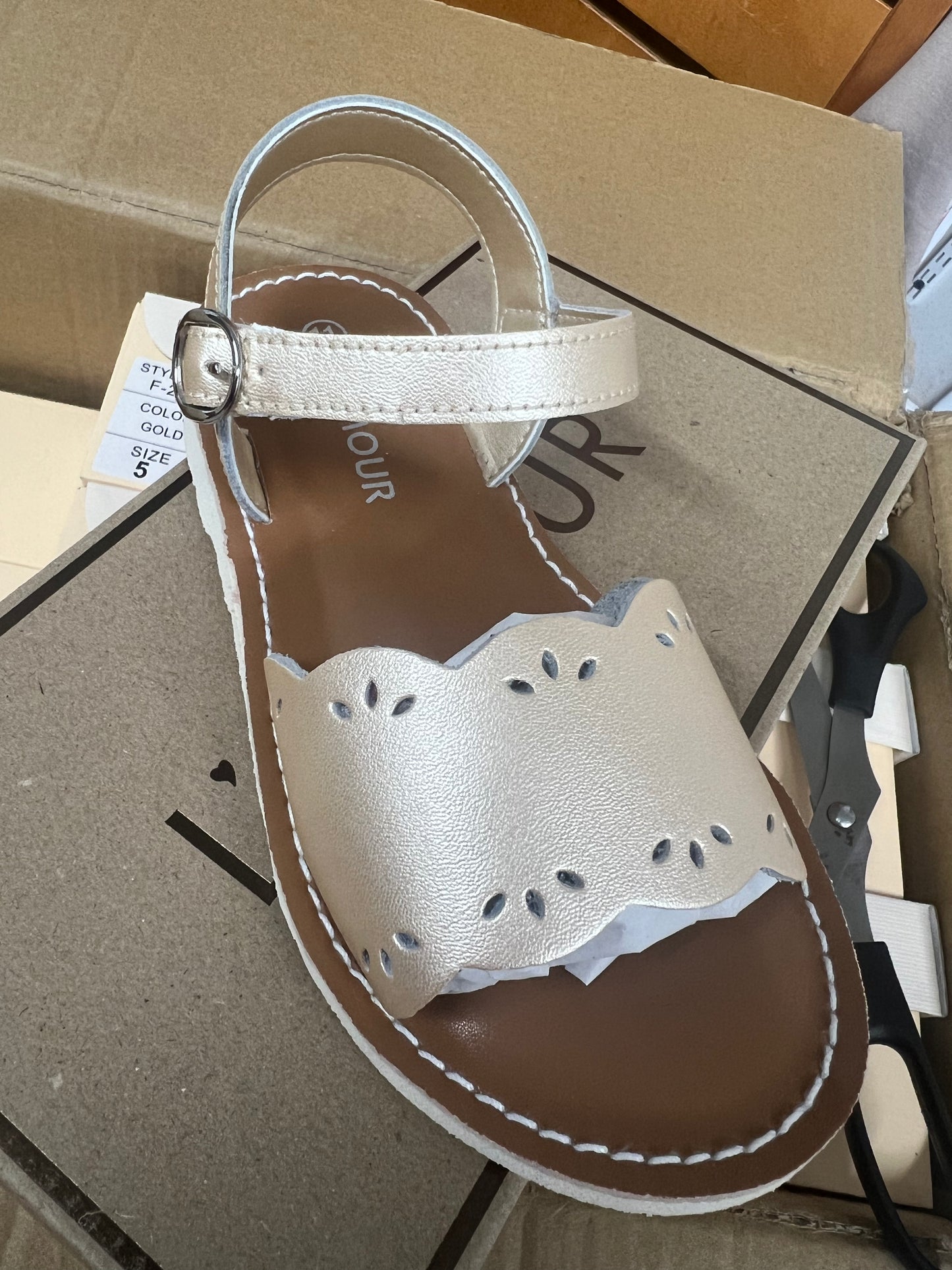 Ella Scalloped Sandal