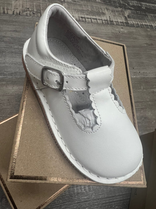 L’amour Selina Scalloped White