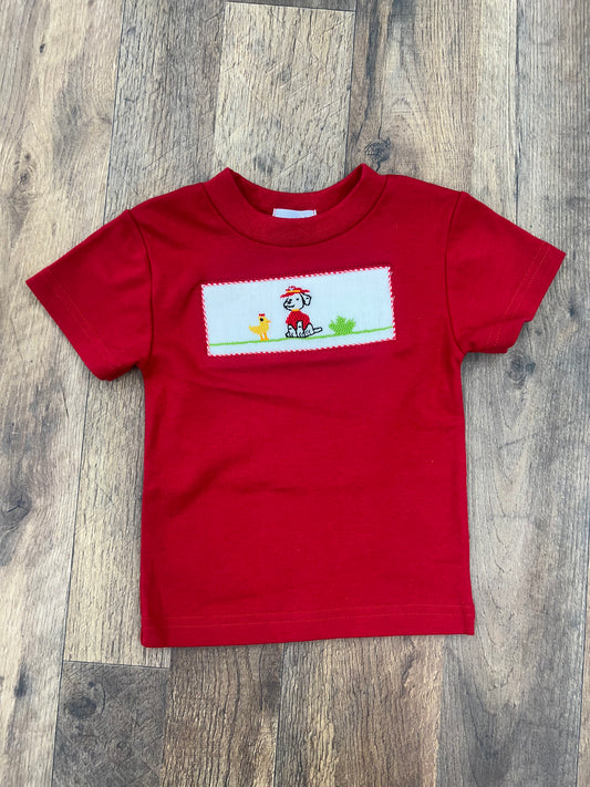 Vive La Fete Red Marshall Smock