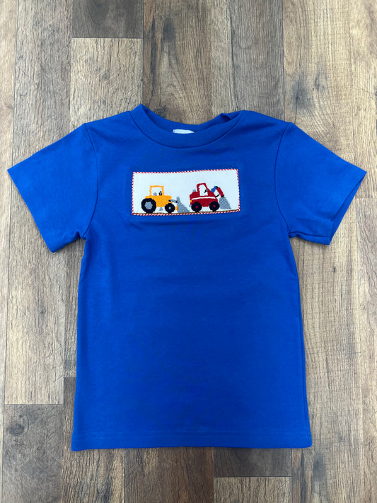 Vive La Fete Royal Blue Excavator Smock