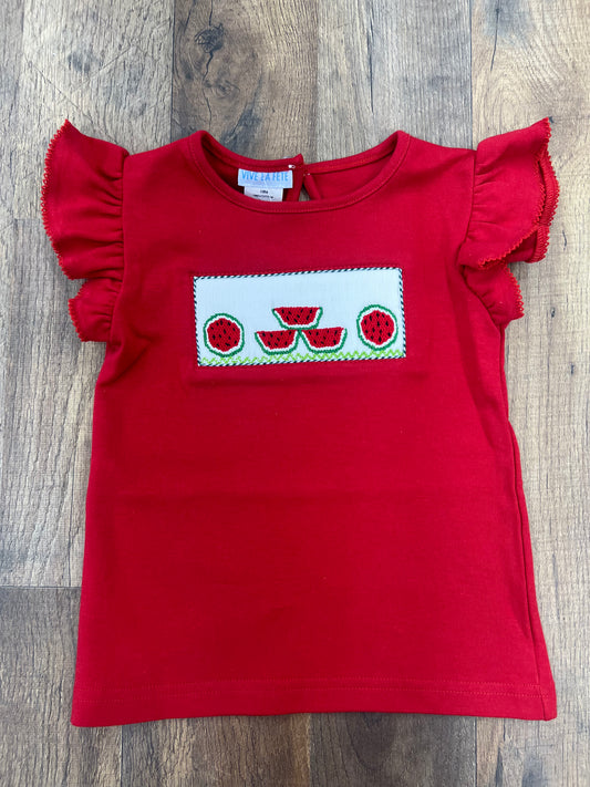 Vive La Fete Red Watermelon Smock