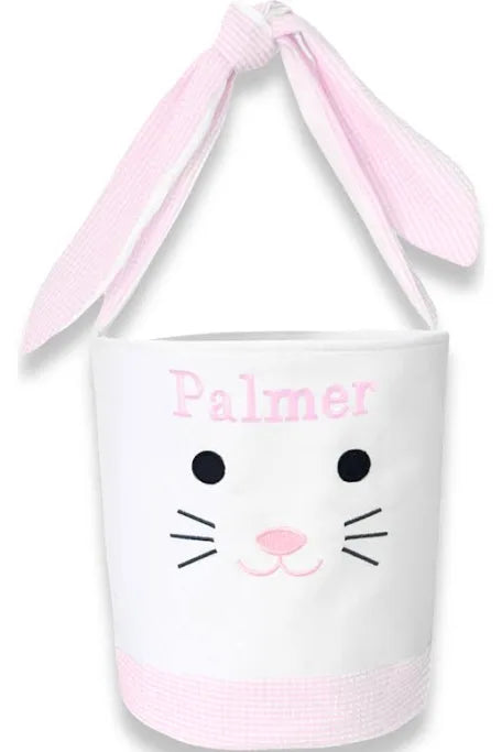 Bits & Bows Pink Easter Basket