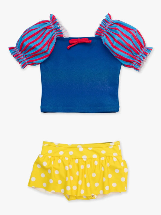 Ruffle Butts Apple Princess Skirted 2 Piece Swim