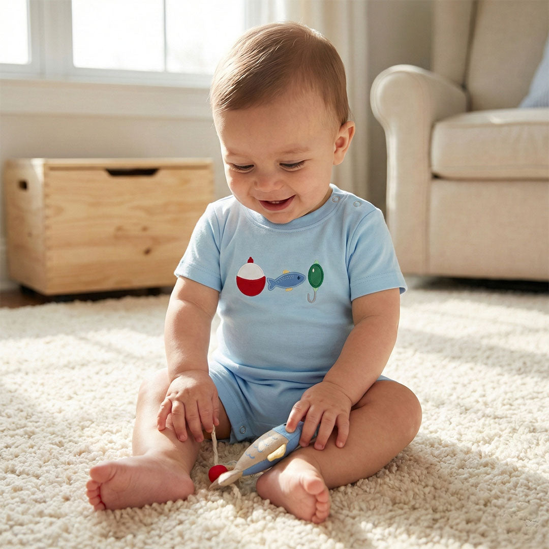 Ishtex Fishing Lure Boy Romper