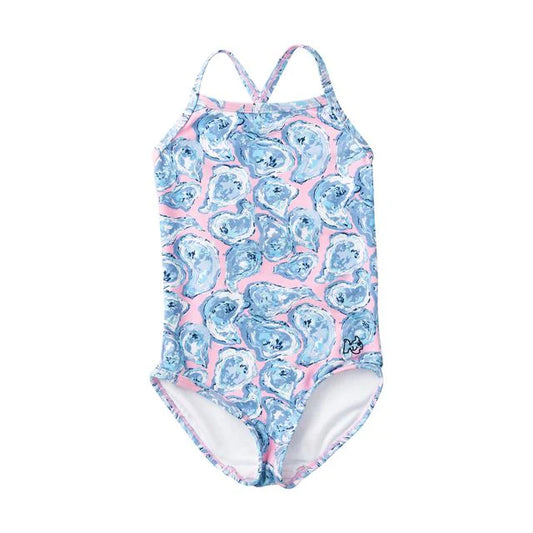 Prodoh Pink Frosting Oyster Print Swim
