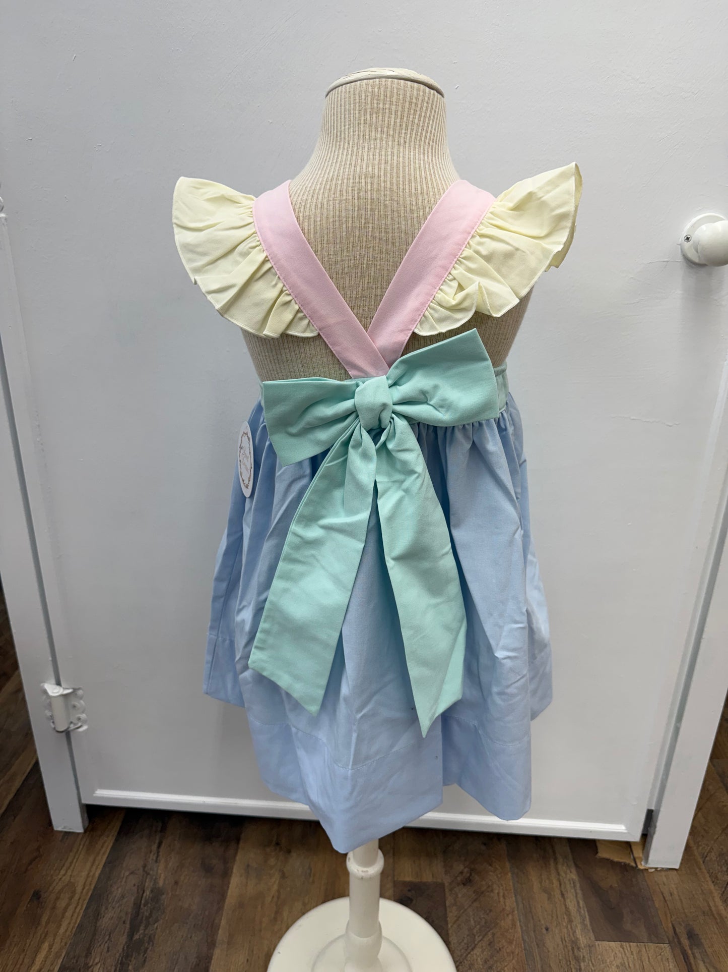 Sweet Dreams Colorblock Bow Back Dress