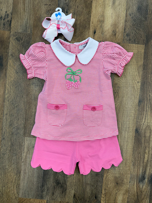 Ishtex Strawberry Girl Short Set
