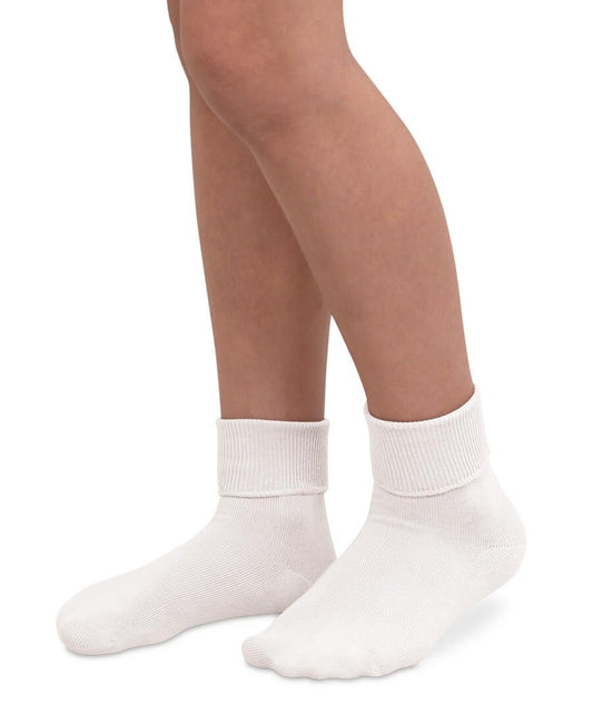 White Crew Length Sock