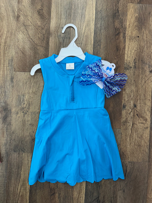 Scallop Athletic Dresses