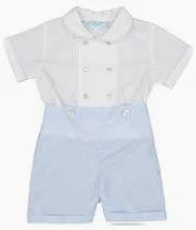 Feltman White/Blue Mock