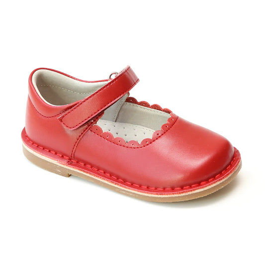 Lamour Caitlin Scalloped Red