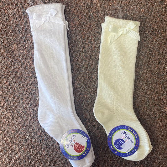 Knee High Bow Sock