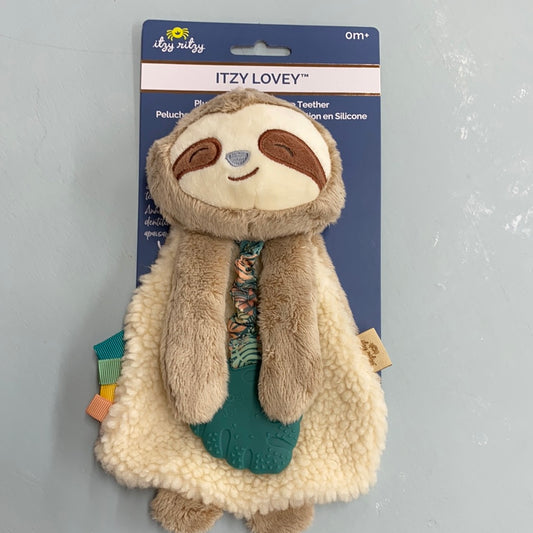 Sloth Plush w/ Silicone Teether