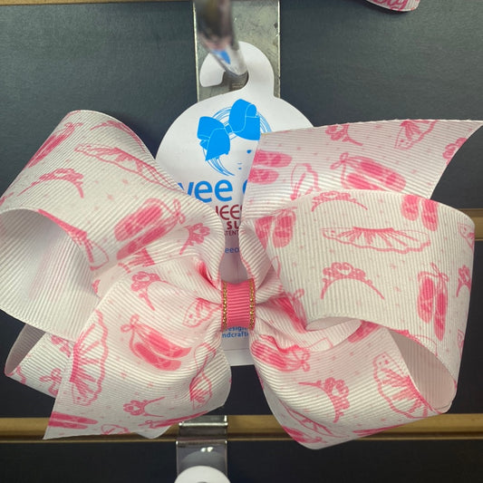 Ballet Print Bow