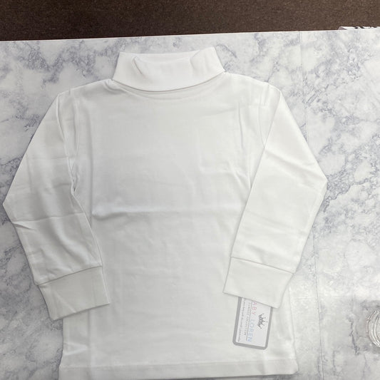 White Pima Turtleneck